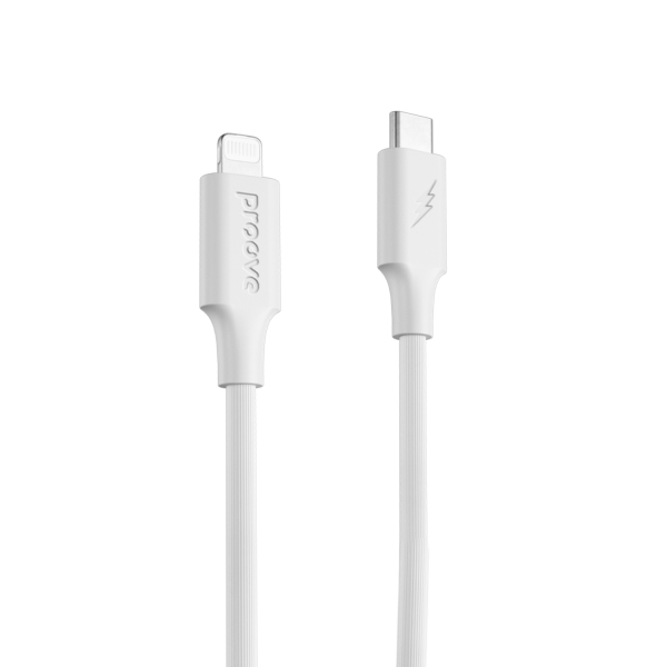 Cable Proove Striped Silicone Type-C to Lightning (1m)